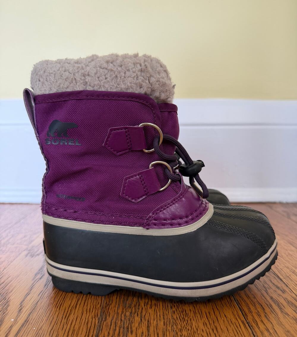 Sorel Girls' Purple Winter Boots Size 11